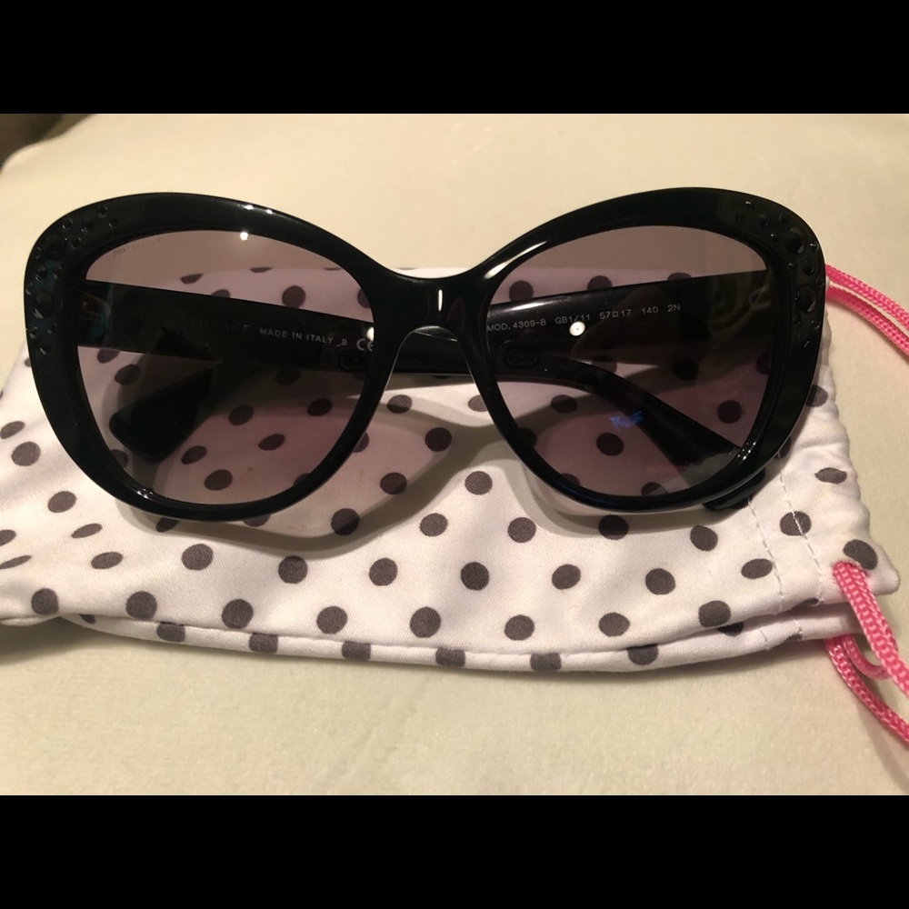 VERSACE black sunglasses authentic